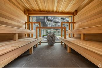 Wooden bench